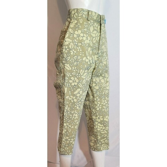 Dockers Floral Denim Capri Pants - Size 8P - Picture 2 of 11
